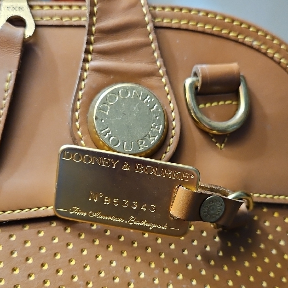 Two Dooney & Bourke  Beige and Brown Satchels For the Price of One - Picture 2 of 14